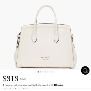 Kate Spade White Bag